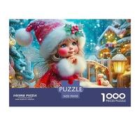 Christmas Theme Puzzle 1000 Pezzi Per Adulti E Bambini Da 14 Anni E Più Impegnativo E Difficile Giochi Rilassamento E Intelligence,Idea Regalo Uomo E Donna 70x50cm/1000pcs