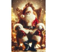 Christmas Themed Composition Notebook: Santa : Holiday Notebook: A Christmas Notebook, wide ruled journal, 100 pages for holiday memories