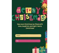 Christmas-Themed Notebook For Children: Notes from Santa's Little Helper