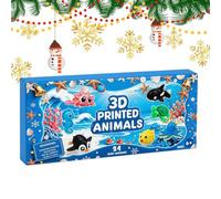 Christmas Toy Countdown Calendar, 24 Day Mini Animal adventcalendars