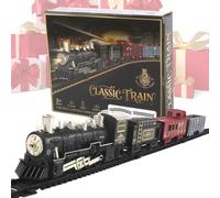 Christmas Toys - Interactive Car Toy With Light, Music Electric Track Train, Musical Car Toy | Light Up Christmas Train For Kids Boys Girls Children Home Traveling Schools Bedroom Kindergarten