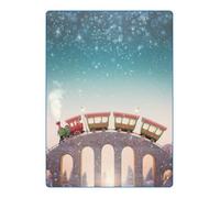 Christmas Train Lined Composition Notebook / Journal: Festive Seasonal XMAS Notepad/Planner For Kids and Grownups (for Home or School) | Makes A Great Gift / Present | 8.25x11" | 150 Wide Ruled Pages.