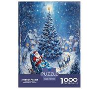 Christmas Tree 1000 Pezzi Puzzle Idea Regalo Per Lei O Lui Per Adulti Qualità Premium Sfide Extra Divertenti Intrattenimento Creativo 70x50cm/1000pcs