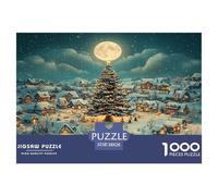 Christmas Tree 1000 Pezzi Puzzle Idea Regalo Per Lei O Lui Per Adulti Qualità Premium Sfide Extra Divertenti Intrattenimento Creativo 38x26cm/1000pcs
