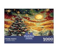 Christmas Tree 1000 Pezzi Puzzle Regalo Creativo Per Il Relax Per Adulti A Partire Dai 14 Anni Qualità Premium Sfide Extra Divertenti Intrattenimento Creativo 38x26cm/1000pcs