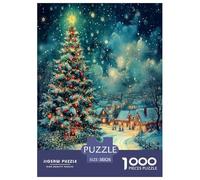 Christmas Tree 1000 Pezzi Puzzle Regalo Creativo Per Il Relax Per Adulti E Bambini Dai 12 Anni Qualità Premium Sfide Extra Divertenti Intrattenimento Creativo 38x26cm/1000pcs
