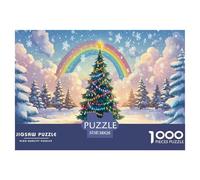 Christmas Tree 1000 Pezzi Puzzle Regalo Creativo Per Il Relax Per Adulti E Bambini Dai 14 Confezione Di Alta Qualità Sfide Extra Divertenti Intrattenimento Creativo 38x26cm/1000pcs