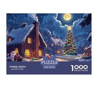 Christmas Tree 1000 Piece Jigsaw Puzzle For Adults Educational Games Stress Relief Puzzle Exercise The Memory of The Brain for Family Decorations 70x50cm/1000pcs