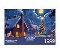 Christmas Tree 1000 Pieces Jigsaw Puzzles For Adults Challenging Game Stress Relieving Entertainment Exercise The Memory of The Brain for The Whole Family, Gifts for Women, Gifts for Men 38x26cm/1000