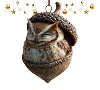 Christmas Tree Animale Pendente, 2D Flat Acrylic Ornament with Animal Pattern, Hangable Decoration for Backpack, Keychain, Shoulder Bag, Tote, Living Room & Bedroom