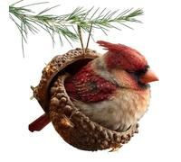 Christmas Tree Animale Pendente, 2D Flat Acrylic Ornament with Animal Pattern, Hangable Decoration for Backpack, Keychain, Shoulder Bag, Tote, Living Room & Bedroom