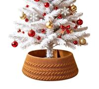 Christmas Tree Base Cover, Round Knitting Winter Decoration Drape