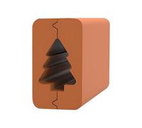Christmas Tree Bead Roller - Creative Molding Tool for Art Supplies | Flexible Silicone with Roller Crafting, Jewelry Decorations DIY Clay Modeling, Cake for Fondant and Holiday Ornament Projects