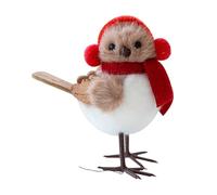 Christmas Tree Birds Decor, Lightweight Bird Pendenti, Statuetta Ornaments, Holiday Tree and Table Decorations for Living Room, Parties, Family Gatherings, Fireplaces 3,94 pollici
