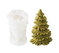 Christmas Tree Candle Mold - 3D Tree Shaped Silicone Mold for Candle Crafting, Soap Making, and Resin Art, Flexible Handicraft Molds for DIY Holiday Decorations, Reusable and Easy to Demold