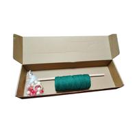 Christmas Tree Craft Kit per principianti, Fun Macrame Knotting with Stress Relief Long Tail, Complete Boho Style Holiday Main Feature, DIY Christmas Decoration Category Usage Home Family Kids Adults