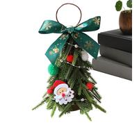 Christmas Tree Decor, Elegant Tabletop Centerpiece for Seasonal Holiday Spirit with Reusable Ornament Style, Christmas Decoration for Bedroom Cabinet Shelf Entryway Office Party