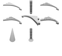 Christmas Tree Desktop Display Set with Interchangeable Ornaments Holiday Decor