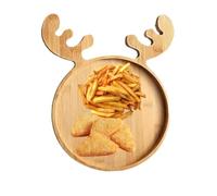 Christmas Tree Fruit Plate, Unique Christmas Serving Tray, Holiday Appetizer Plates, Festive Wooden Serving Dish, Multipurpose Wooden Christmas Platter for Festive Gatherings