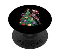 Christmas Tree German Shorthaired Pointer Sunglasses Dog GSP PopSockets PopGrip Adesivo