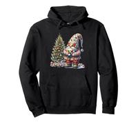Christmas Tree GNOME Graphic for Women And Happy Holidays Felpa con Cappuccio