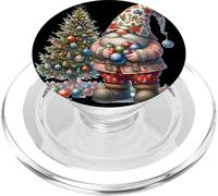 Christmas Tree Gnome Graphic For Women And Happy Holidays PopSockets PopGrip per MagSafe