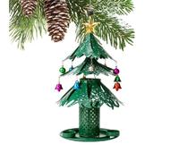 Christmas Tree Metal Bird Feeder - Decorative Wild Bird Station | Durable Metal Christmas Tree Design - Built From Heavy-duty, Weather-resistant Metal Shaped Like A Holiday Tree, Adding