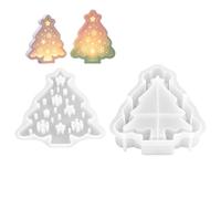 Christmas Tree Mold - Silicone Reusable Snowflake Star Cute