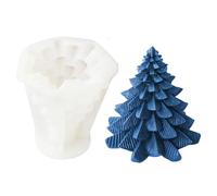 Christmas Tree Molds - 3D Tree Shaped Handicraft Mold for Crafts | Flexible Silicone Mold for Resin, Candle, and Soap Making for Holiday DIY, Home Decor, and Gift Projects, 2.36x3.74 inches