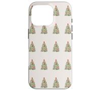 Christmas Tree Pattern Classic Holiday Design Custodia per iPhone 16 Pro