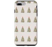 Christmas Tree Pattern Classic Holiday Design Custodia per iPhone 7 Plus/8 Plus