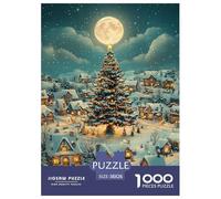Christmas Tree Puzzle 1000 Pezzi Classico Per Adulti E Bambini Dai 12 Anni, Intrattenimento Creativo Idea Regalo Per Lei O Lui Per Uomini E Donne 38x26cm/1000pcs
