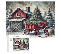 Christmas Tree Puzzle 500 Pezzi Rompicapo Relax Adulti Premium Christmas Holiday Pressione Ridotta Dopo Il Lavoro Sfida Educativa Idea Regalo Festa Aziendale 500 PCS