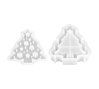 Christmas Tree Resin Mold Cute Non Stick Snowflake Star