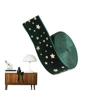 Christmas Tree Ribbon - 2.5cm Decoration Packaging 78 Inch - Versatile Decorative Velvet Christmas Ribbon Festive, Easy To Apply For Wreath Bouquet Cake Baking Ornaments Wedding Flower