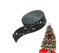 Christmas Tree Ribbon - Christmas Ribbons Bulk | Velvet Christmass Ribbon Festive | Crafts Packaging 78 Inch For Wreath Bouquet Cake Baking Ornaments Wedding Flower