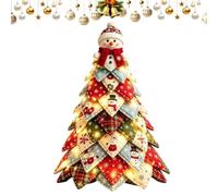 Christmas Tree Set Lamp Beads - Seasonal Quilting Art Craft With Light