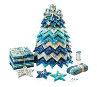 Christmas Tree Sewing Kit Christmas Tree Mantel Deck Decor | Quilting Art Crafting Set per bambini adulti donne hobbisti Beginners Home Apartment Studio Professional Art Teacher
