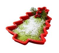 Christmas Tree Silicone Mold - Decorative Confection Form, 30.5x21x3.5cm Yuletide Sweet Shaper for Party, Food Grade Silicone Tray with Easy Release, Culinary Craft Supply, Dessert Maker for Mousse