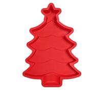 Christmas Tree Silicone - Mold Food Grade Flexible Holiday Moulds | Christmas Tree Chocolate Mold for Mousse, Candy, Gummy, Chocolates, Jelly or Soap, 30.5x21x3.5cm