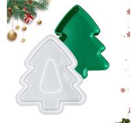 Christmas Tree Silicone Mold, Reusable Festive Flexible Tool for Baking and Crafting Projects, Smooth Silicone Christmas Mold for Family Home Party Holiday Kitchen Indoor Outdoor Use and Celebration