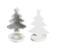 Christmas Tree Soap Molds - Resin Crafts Handmade Making Mold - Handmade Soap Christmas Tree Shaped Molds for Making Home Decoration, Craft Decoration - Candle Making Silicone Molds