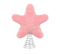 Christmas Tree Star, Metal Spring Tree Topper, Festive Holiday Decoration for Indoor Outdoor Display, Easy Attach Feature, Shiny Gold Accent, Seasonal Home Décor Ornament, Mantel Shelf Desk Table