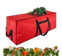 Christmas Tree Storage Bag - Heavy Duty Waterproof - Doppia cerniera Design | Tree Storage Bag Holiday Decorations Garlands Lights Shelf Attic Garage