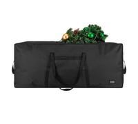 Christmas Tree Storage Bag - Heavy Duty Waterproof - Doppia cerniera Design | Tree Storage Bag Holiday Decorations Garlands Lights Shelf Attic Garage