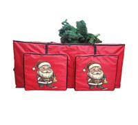 Christmas Tree Storage Bag, Zippered Organizer with 2 Front Pockets, Holiday Wreath Pouch, Multi-Purpose Storage, Home and Travel for Laundry Garage Living Room Apartment Dormitory Camping