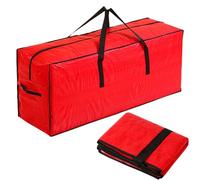 Christmas Tree Storage, Large Artificial Bag, 48,03 x 14,96 x 19,69 Inches Holiday Tree Container, Durevole Organizer per casa appartamento, Attic Garage Basement Indoor Renters Seasonal Decorations
