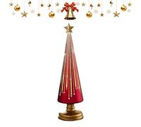Christmas Tree Table Centerpieces, Light Up Holiday Ornament, Tabletop Festive Display, 2.76 x 5.91 Inches, Eye Catching Seasonal Decor for Bedroom, Fireplace, Bookshelf, Hotel, Party Setup