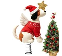 Christmas Tree Topper - Dachshund Spring Star | Iron Wire Decor