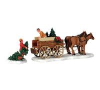 Christmas Tree Wagon, Set Of 2 - LEMAX COD. 43451